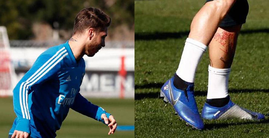 No More Tiempo? Ramos Wears Nike Phantom Vision Boots in Training - Footy