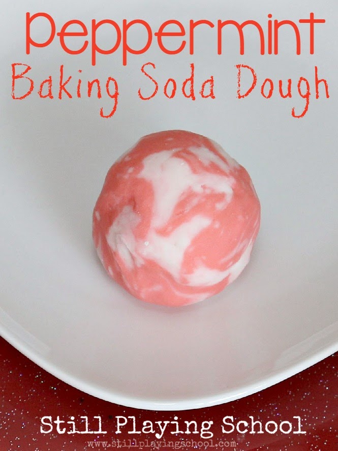 Peppermint Scented Baking Soda Dough Still Playing School