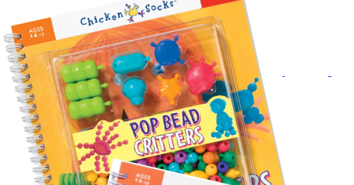Chicken Socks Pop Bead Critters Activity Book - Editors Of Klutz