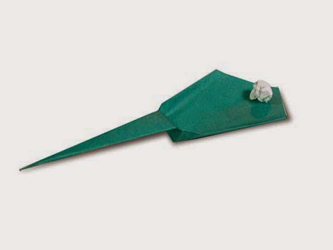 Cách gấp, xếp súng bắn đạn giấy origami - Video hướng dẫn xếp hình - How to make a Paper Catapult