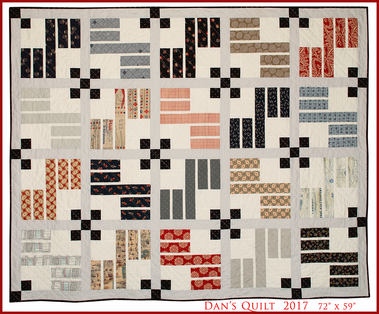 1 Stitch'n Time Strip Ribbons Quilt