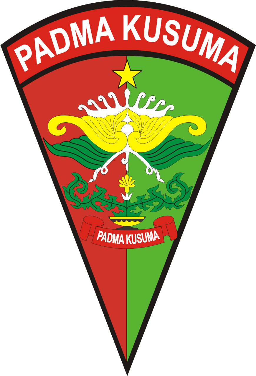 Logo Batalyon Infanteri ( Yonif ) 407 Padma Kusuma - Tegal 