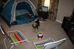 camping date night tent