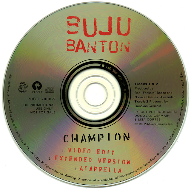 Promo, Import, Retail CD Singles & Albums: Buju Banton - Champion