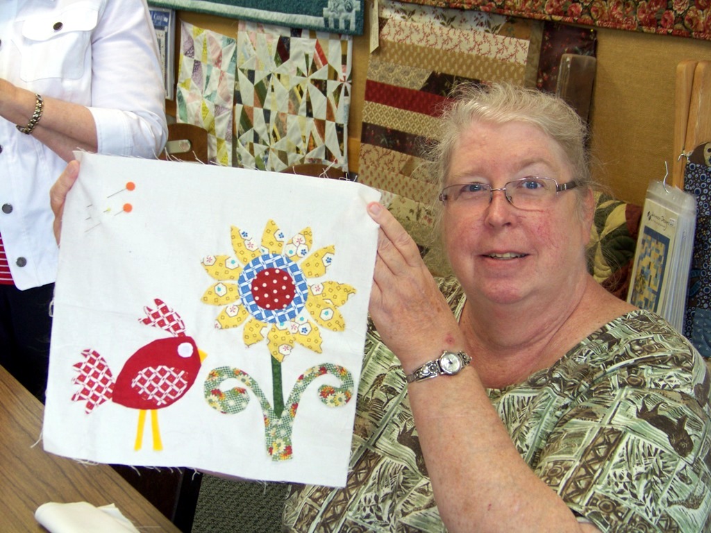 Attic Window Quilt Shop WHIMSICAL GARDEN BOM AT ATTIC WINDOW QUILT SHOP