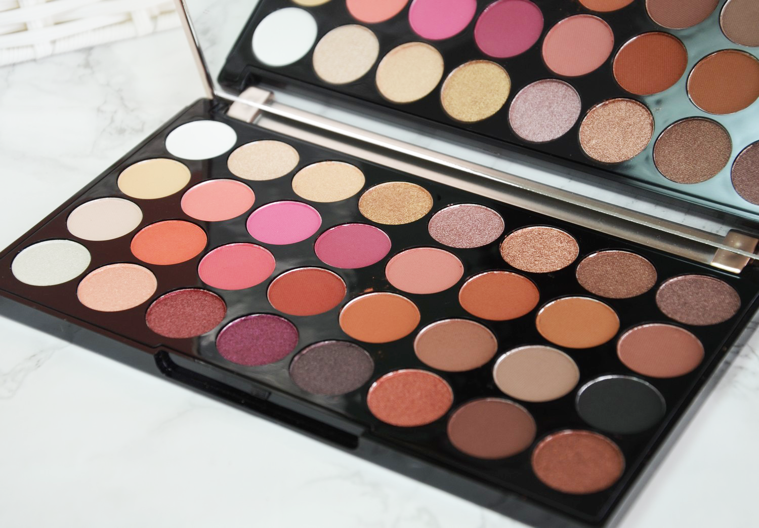 Makeup Revolution Flawless 4 Eyeshadow Palette Swatches 