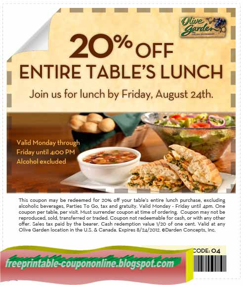Printable Coupons 2019 Olive Garden Coupons Printable Coupons 2019 Olive Garden Coupons