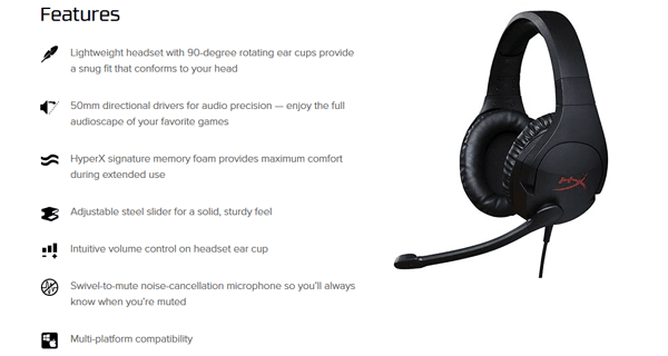 HyperX Cloud Stinger HyperX Cloud Stinger