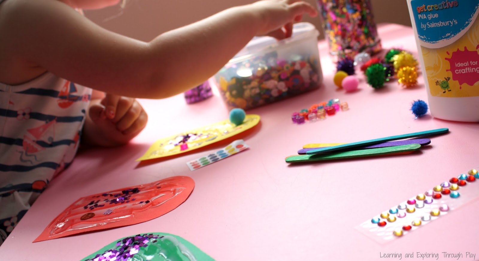 Learning and Exploring Through Play Ice Lolly Preschool Craft