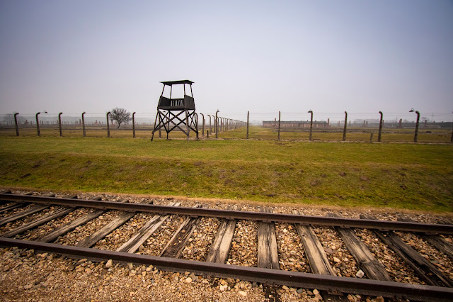 Binari del campo di concentramento di Birkenau
