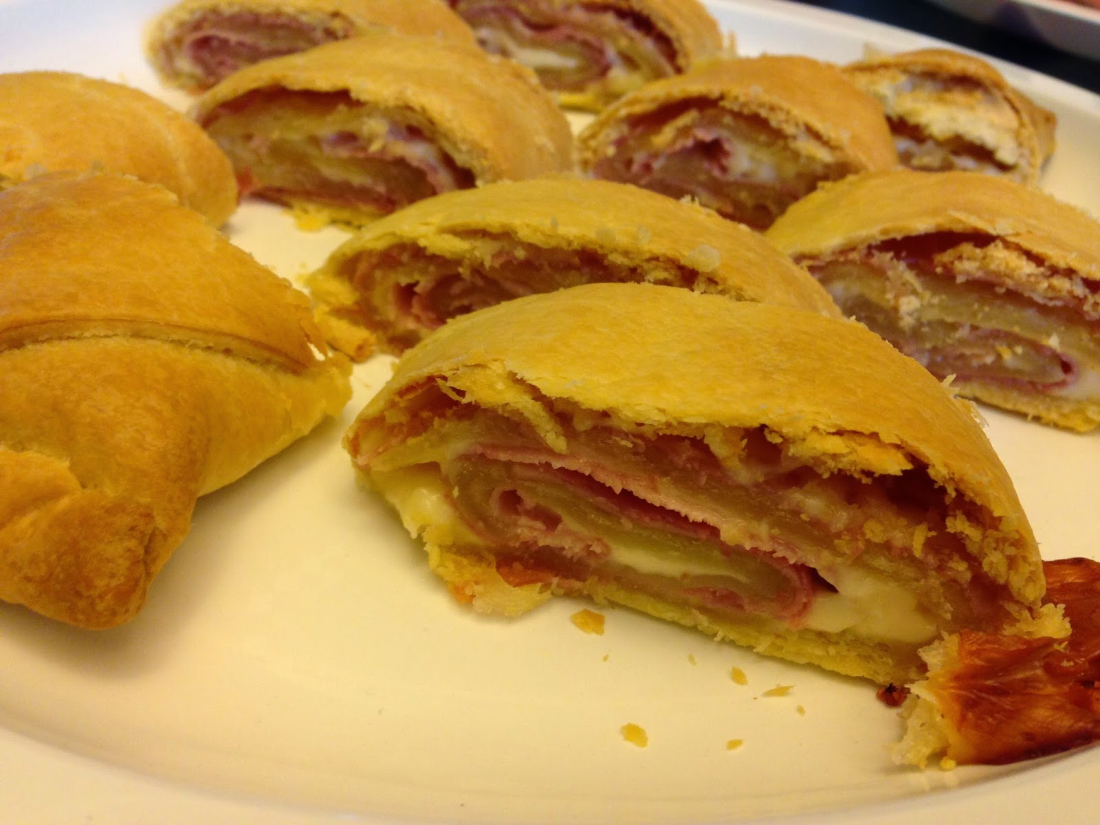 con e senza bimby, tortino di pasta brisè con prosciutto cotto e formaggio