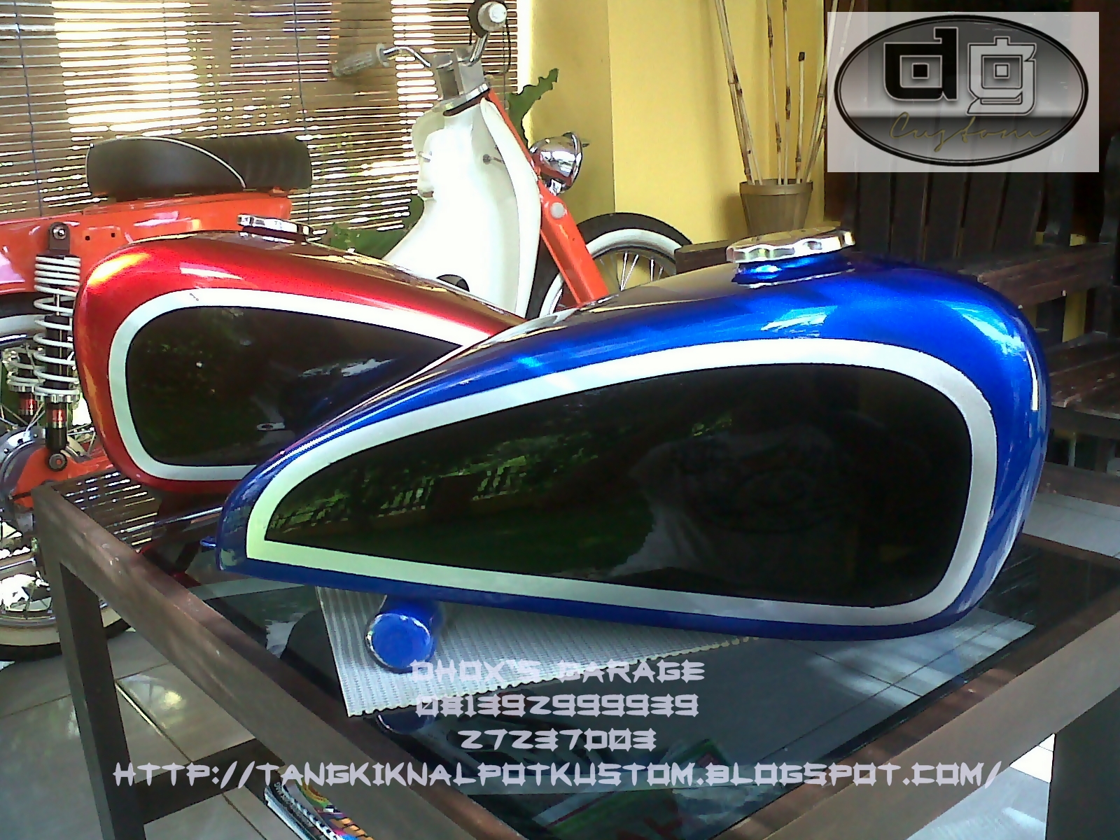 Tangki Knalpot Kustom Tangki Japstyle Bratstyle Model Easy Rider