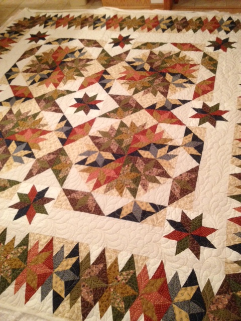 Ruby Red Embroidery and Quilting: Capistrano Quilt Pattern by Judy Martin