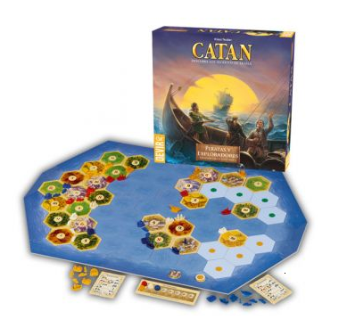 Catan Piratas y Exploradores. Cuarta expansión de los Colonos de Catan, Piratas y Exploradores.Cuarta expansión de los Colonos de Catan, Piratas y Exploradores.
