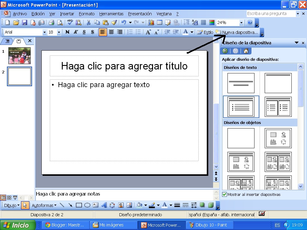 Maestra de Infantil: Hacer un Power Point paso a paso