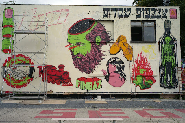 Holocaust Inspired Street Art Mural By Israeli Crew Broken Fingaz On The Streets Of Berlin, Germany 5