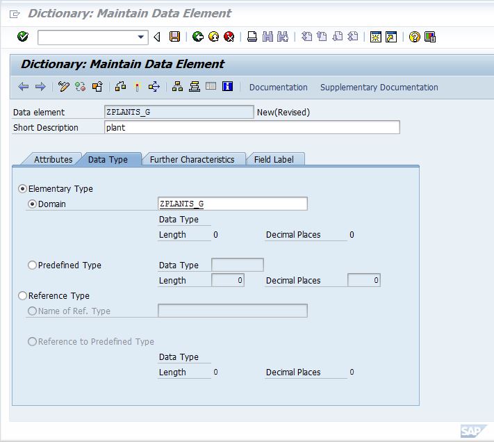 Data Element Sap Tutor