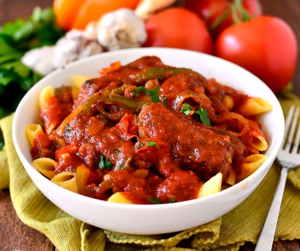 Crock Pot Sausage And Peppers Crock Pot Sausage And Peppers