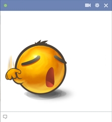 Who Cares Emoticon for Facebook