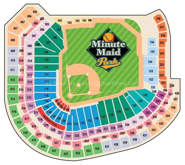 Astros Seating Chart With Seat Numbers