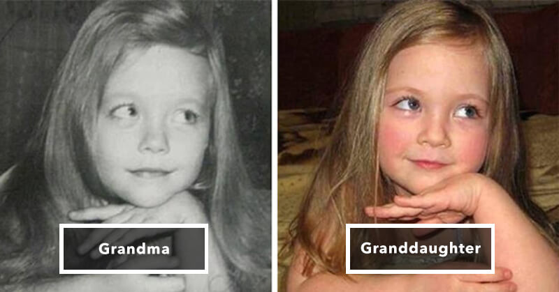 Incredible Family Pictures Of Children Looking Exactly Like Their Parents Did When They Were Younger