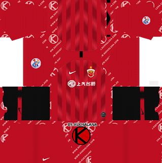 Shanghai SIPG FC 2019 ACL Kit - Dream League Soccer Kits