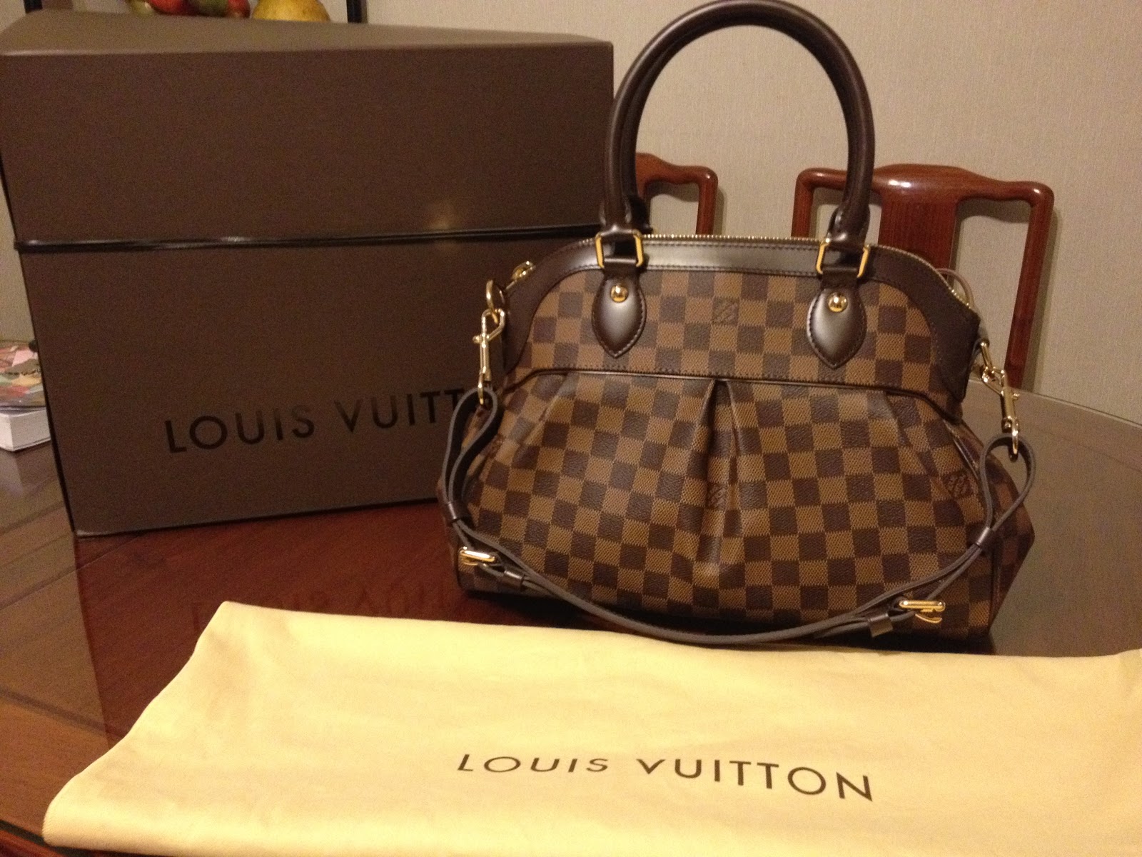all things fashion, handbags, www.paulmartinsmith.com me : Louis Vuitton Trevi PM; my review on this ...