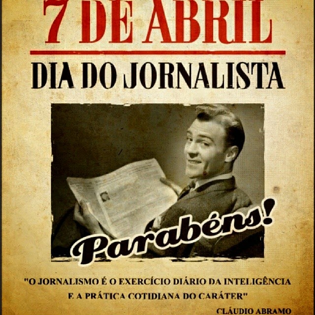 DIA DO JORNALISTA