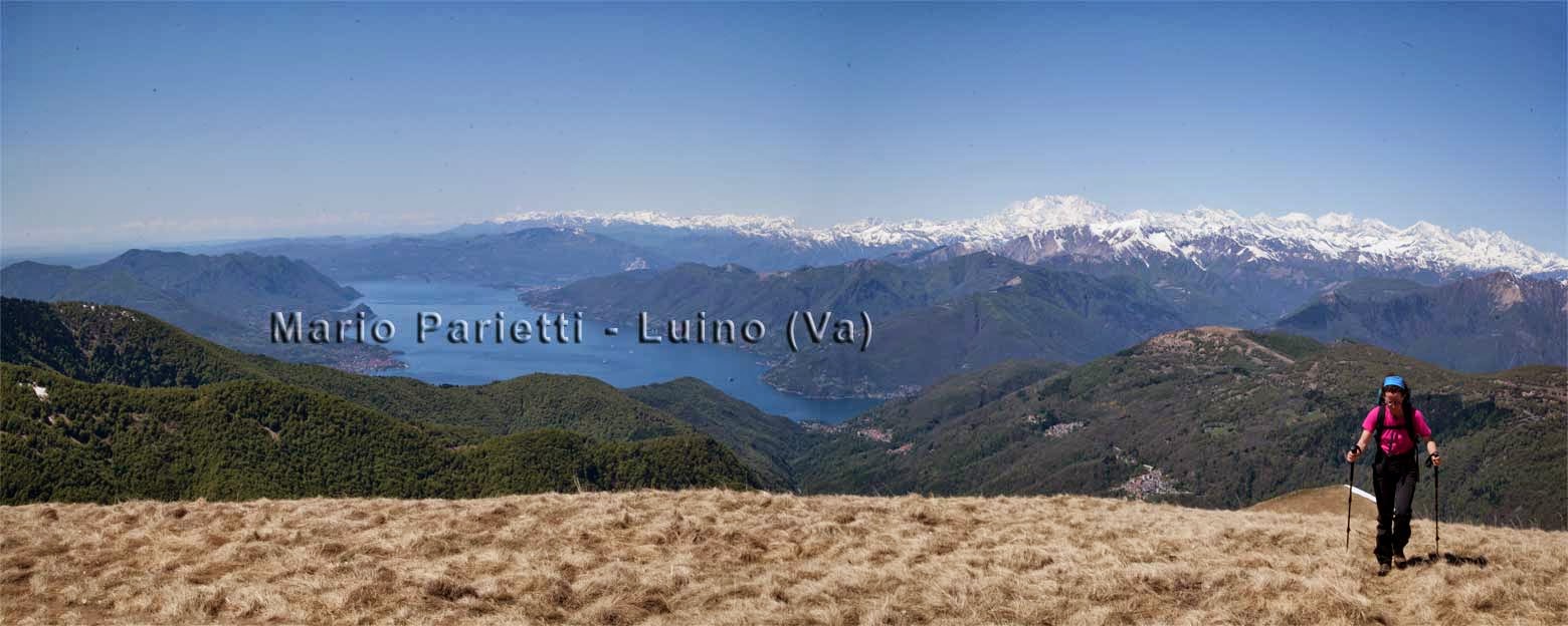 Panorama appena sopra la capanna Merigetto Panorama appena sopra la capanna Merigetto