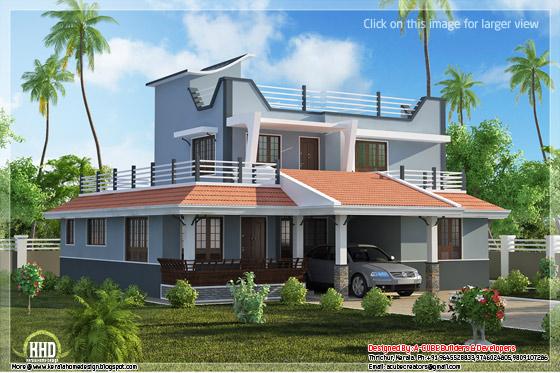 Contemporary style home plan