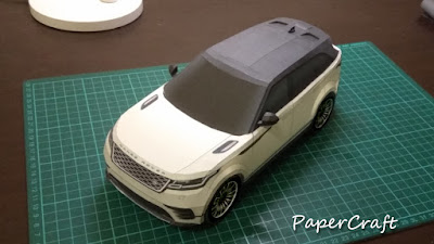 3d paper model DIY velar Range Rover Velar