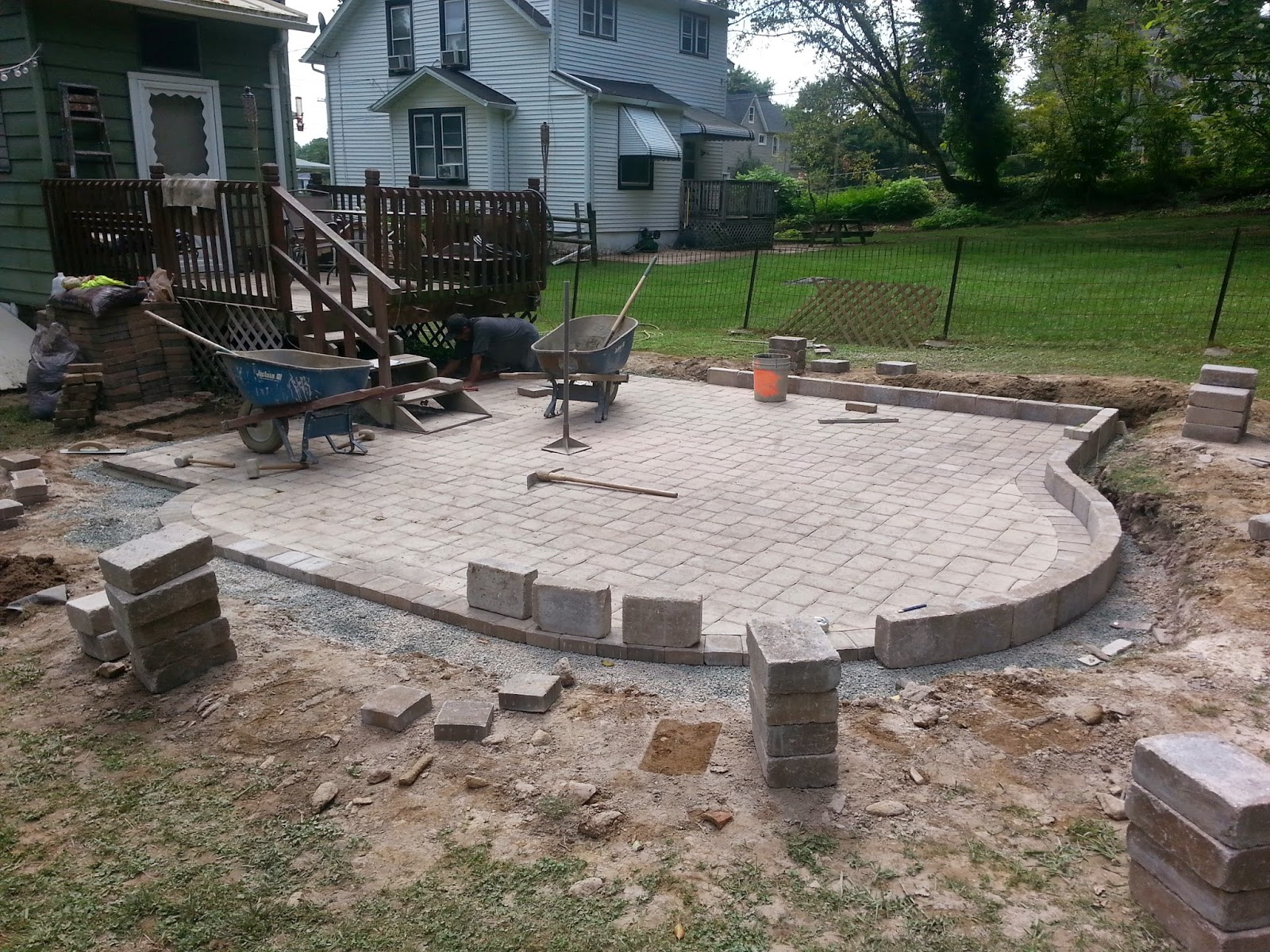 Custom Stoneworks & Design Inc. Patio with Edgers in Hamilton