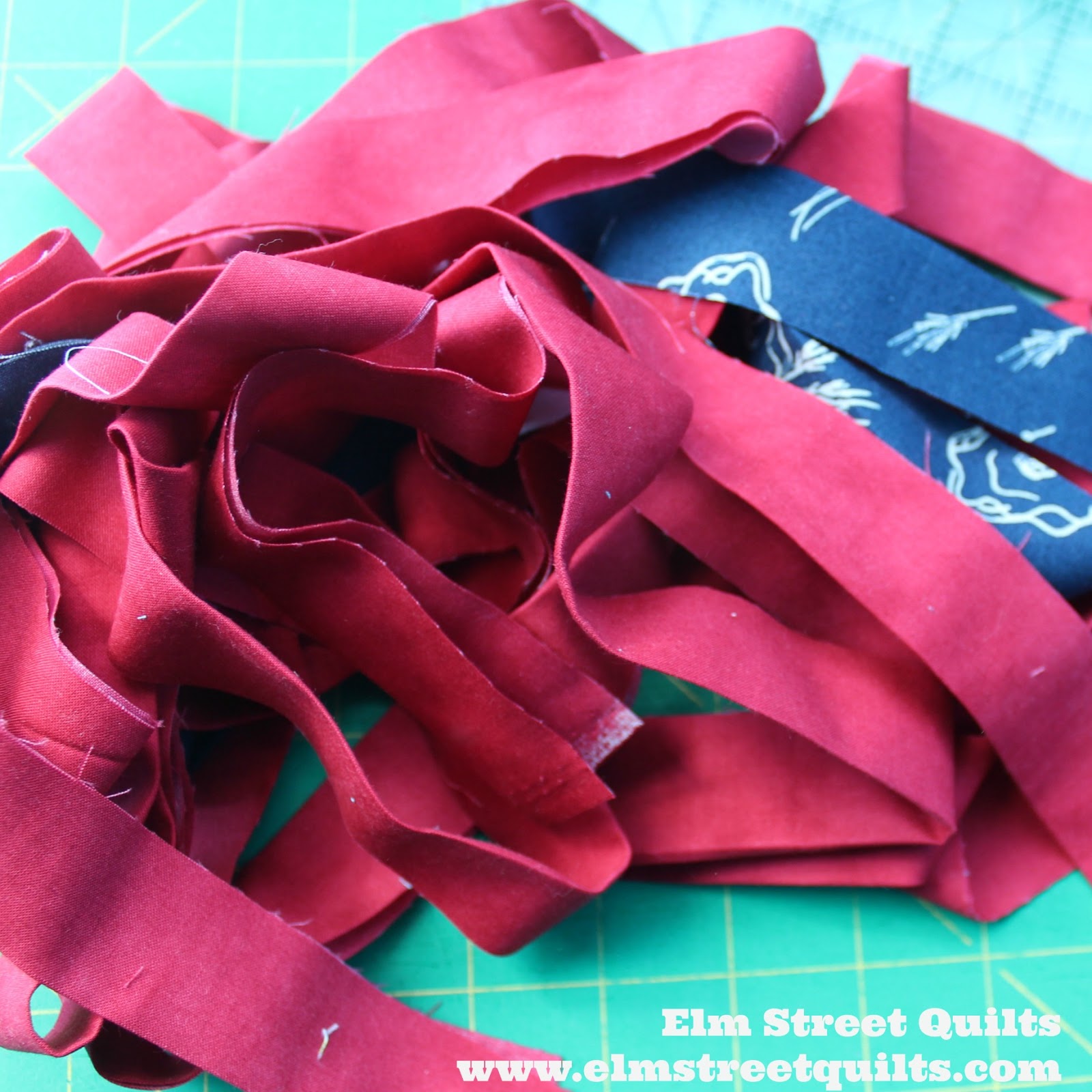 Prepare your quilt for binding Elm Street Quilts