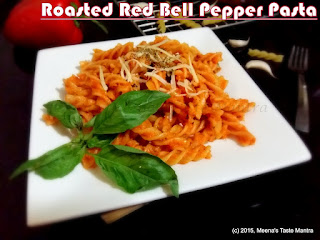 Roasted Red Bell Pepper Pasta