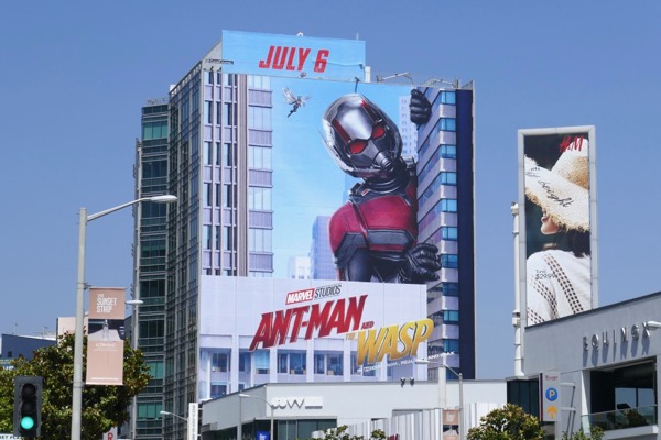 Ant-Man Wasp movie billboard
