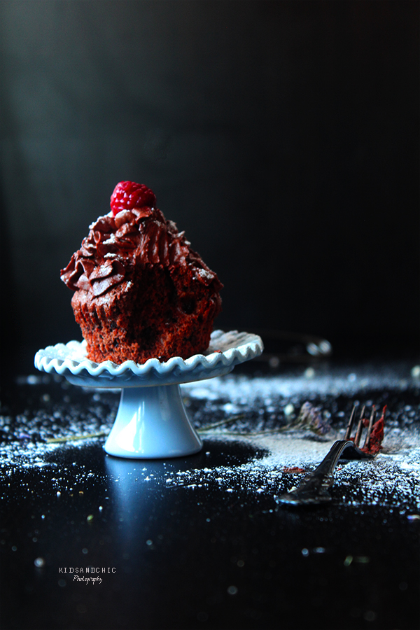 cupcakes de chocolate y remolacha -kidsandchic