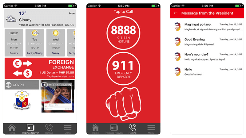 Screenshot of the app Screenshot of the app