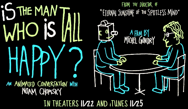 Is the man who is tall happy? An Animated Conversation with Noam Chomsky