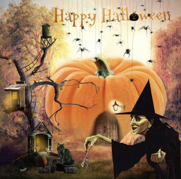 Mes créations pps et cartes virtuelles: Halloween