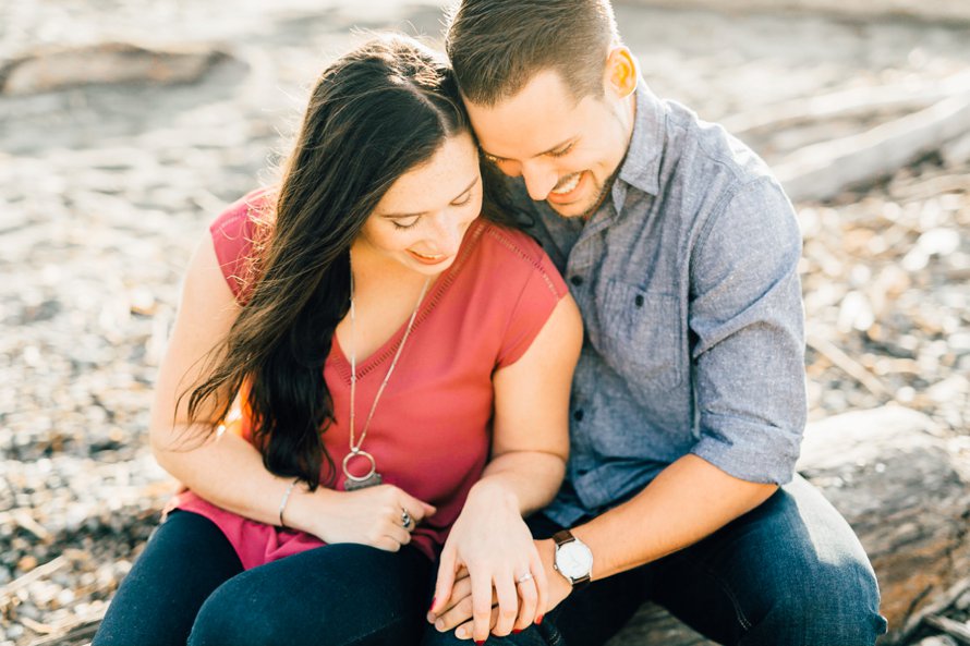 Golden Fall Engagement Session by Seattle Wedding Photographer Something Minted