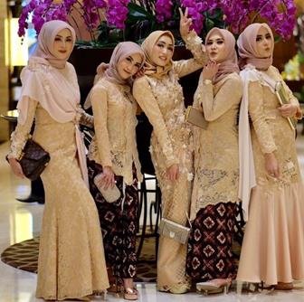 Model Kebaya Muslim Terbaru Untuk Pesta Pernikahan
