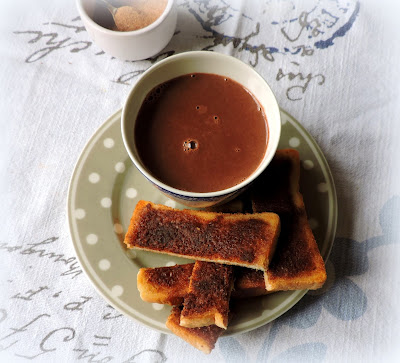 Hot Chocolate & Cinnamon Toast