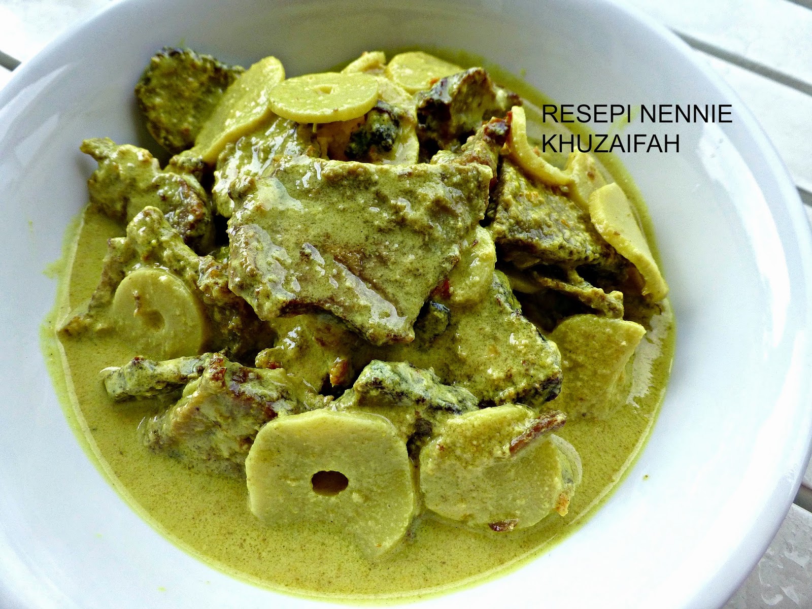 Resepi Gulai Daging Salai Negeri Sembilan - Kebaya Umi