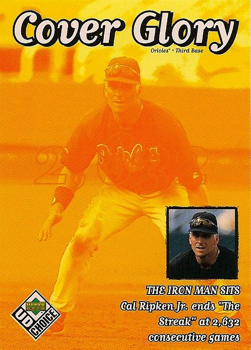 Orioles Card "O" the Day: Cal Ripken Jr., 1999 Upper Deck UD Choice #36