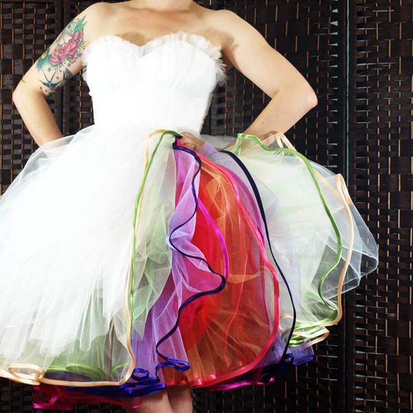 WhiteAzalea Ball Gowns MultiColored Ball Gown
