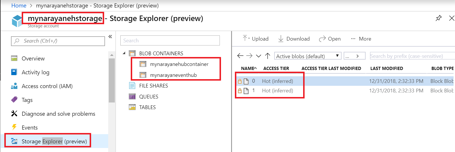 TechBlog Azure Azure Event Hub Overview, Send and Receive Events to/from EventHub, Service