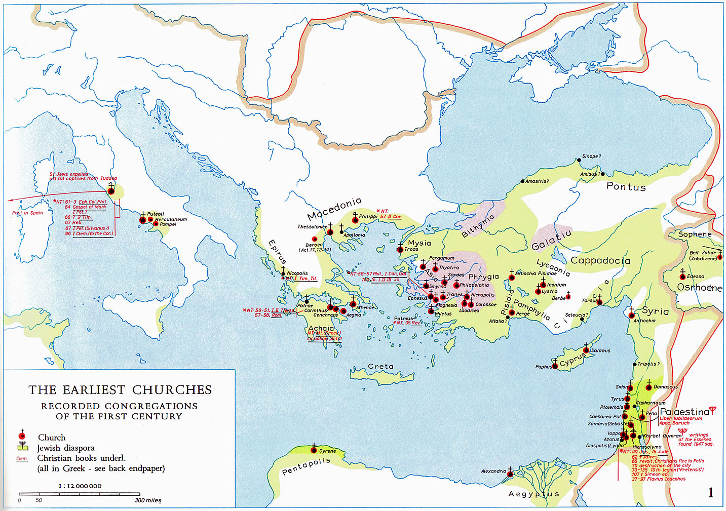 The Earliest Churches Recorded Congregations Of The First Century Vivid Maps