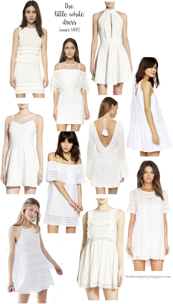 10 White Dresses Under $100