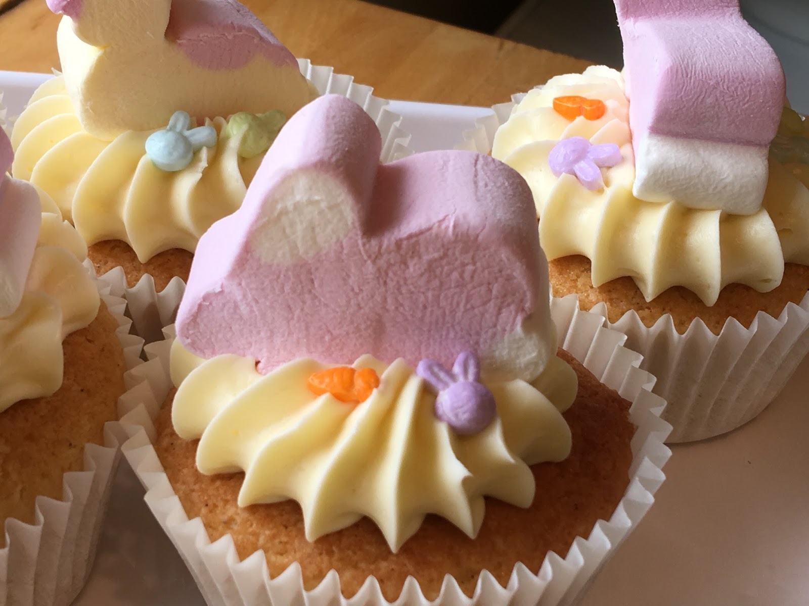 Passion for Baking Easter Vanilla Cupcakes and Doughnuts