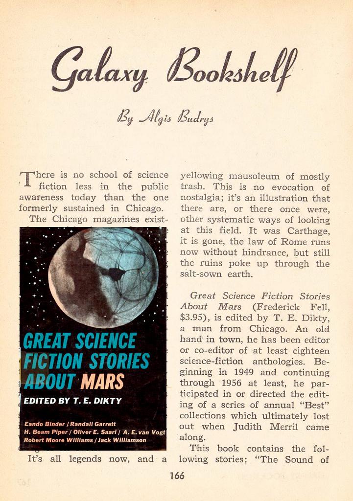 Marooned Science Fiction & Fantasy books on Mars Retro review of